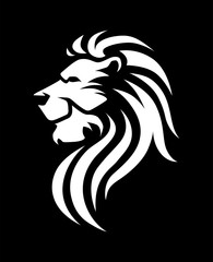 Simple Lion Logo Vector