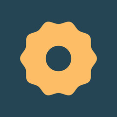 Silhouette icon cookies