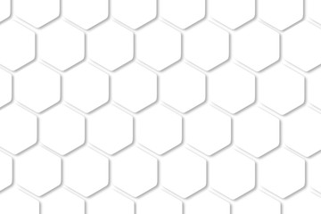 Digital art illustrator background. Hexagon shape, white, shiny black.background ideas for your design banners , book, Website work, stripes, tiles, background texture wall with copy spaces.