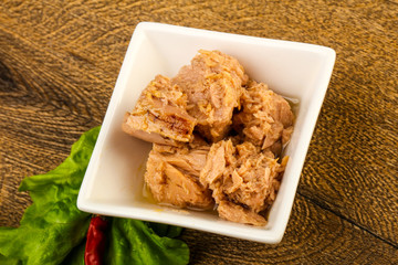 Canned tuna fish