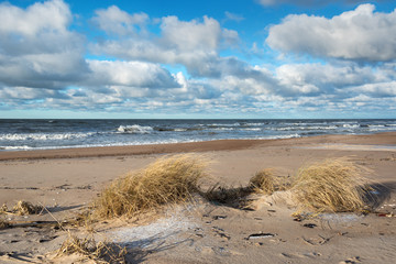 Baltic sea coastline.