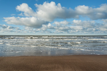 Baltic sea coastline.