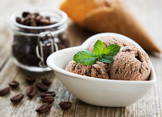 Coffee ice cream