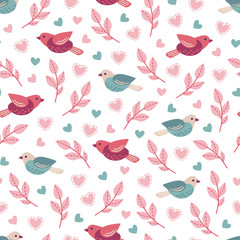 Valentine's Day seamless pattern
