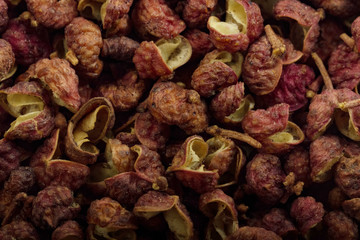 Sichuan peppercorn background