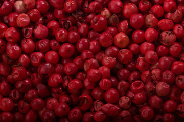 pink peppercorn background