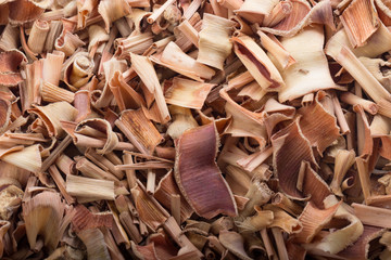 dried cuts of lemongrass background