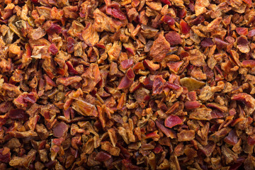 dried ground red paprica background