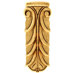 Gilded stucco, collection gold cartouche
