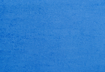 terry towel, blue color