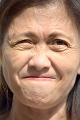 Female Senior Under Stress