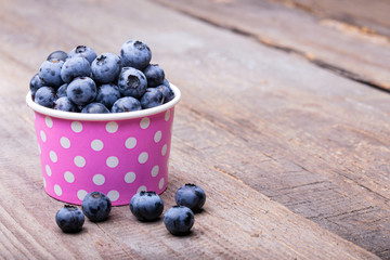blueberry at the wooden  background