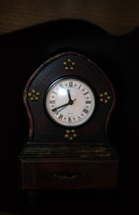 Old wooden clock