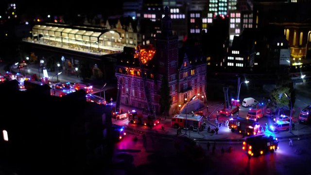 A footage of Miniatyr Wunderland, Hamburg.