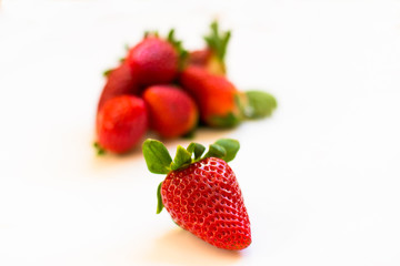 Primer plano de fresas