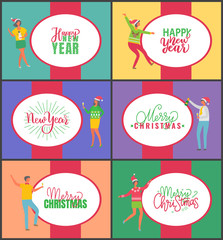 Jingle Bells Happy New Year and Merry Christmas
