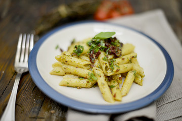 penne e pomodori secchi
