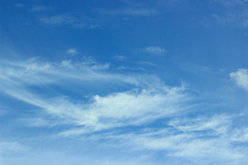 blue sky with white clouds