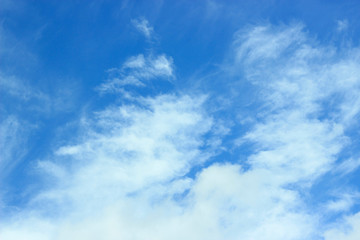 blue sky with clouds