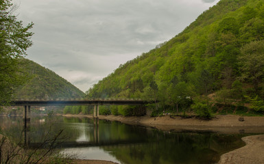 Fototapeta premium bridge over the river