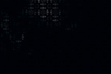 black abstract floral background