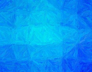 Obraz premium Lovely abstract illustration of blue Impasto with large brush paint. Useful background for your prints.
