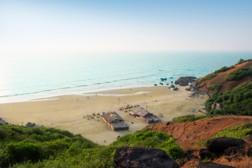 Beach view from the mountain.