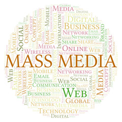 Mass Media word cloud.