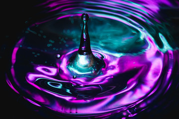 Water drop - obrazy, fototapety, plakaty