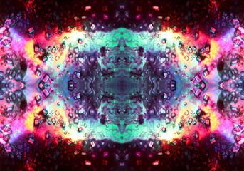 3d computer generated artistic unique bright abstract multicolored fractal colors artwork background