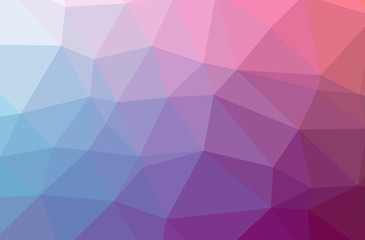 Illustration of abstract Purple horizontal low poly background. Beautiful polygon design pattern.