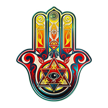 Hamsa Hand, All Seeing Eye, Protection Symbol, Evil Eye