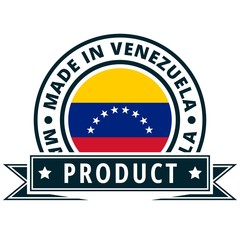 Product Made in Venezuela label illustration