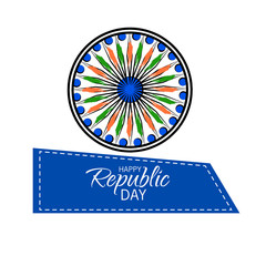 Vector illustration of a Background for Indian Republic Day Concept.