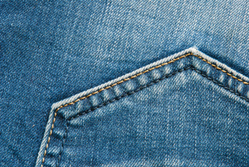 Jeans texture with seams