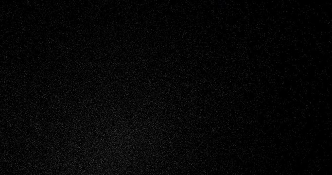 Abstract space background with dust clouds of white particles moving as an organic entity from bottom to top. Dispersed dots of a grid system