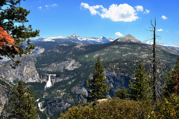 Beautiful mountain landscape in Yosemite National Park, California, USA