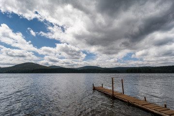 Naklejka premium summer lake