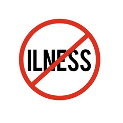 no illness sign symbol