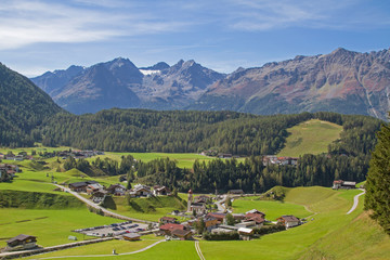 Blick auf Niederthai im &Ouml;tztal