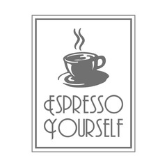 Espresso Yourself Farmhouse SVG Vector Design