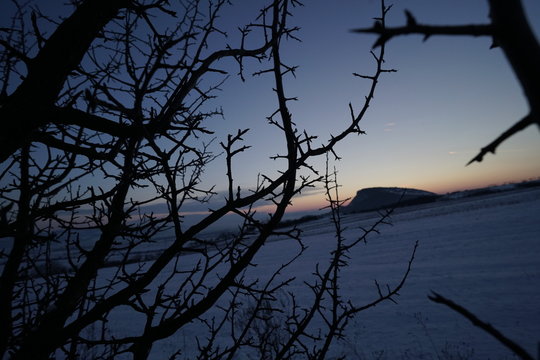 Magura Uroiului in the winter