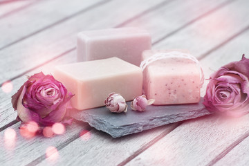Beauty care with natural soap