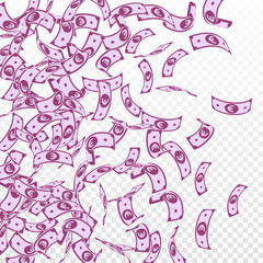 European Union Euro notes falling. Floating EUR bi