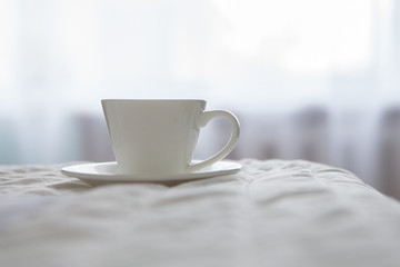 Morning coffee in bed