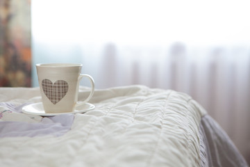 Morning coffee in bed