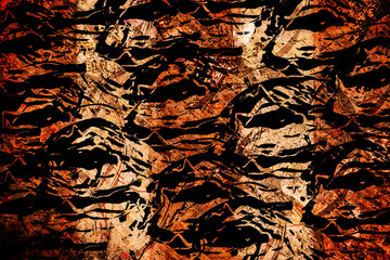 abstract  seamless  tiger skin  black and  brown   wallpaper  background
