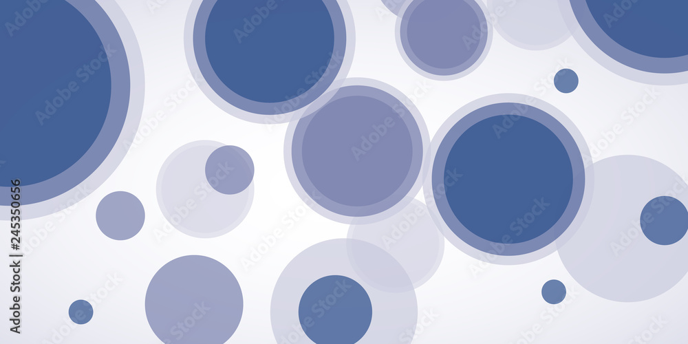 Aufkleber abstract wide blue and white minimal geometric pattern background design, gradient shapes - vector i