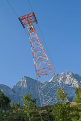 Fahrt auf die Zugsoitze