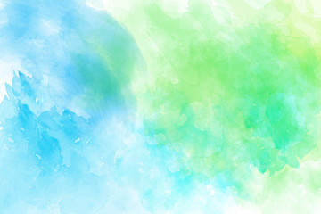 Green vector watercolor background